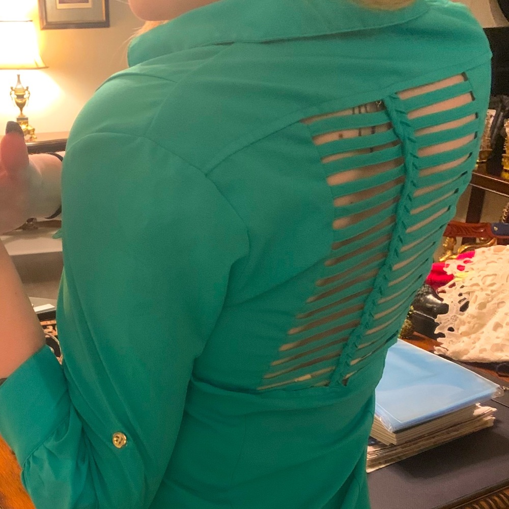 Button-Up Blouse - Picture 2 of 2